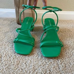 Marc fisher gavery sandal - green heels